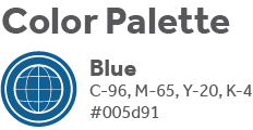 Climate Institute Color Blue