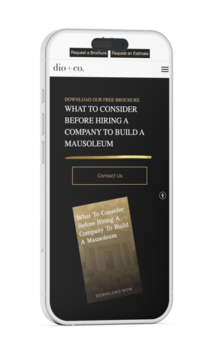 Dio-+-Co.-Website-Design_iPhone_16_Mockup