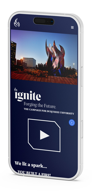 Duquesne Ignite Campaign i Phone