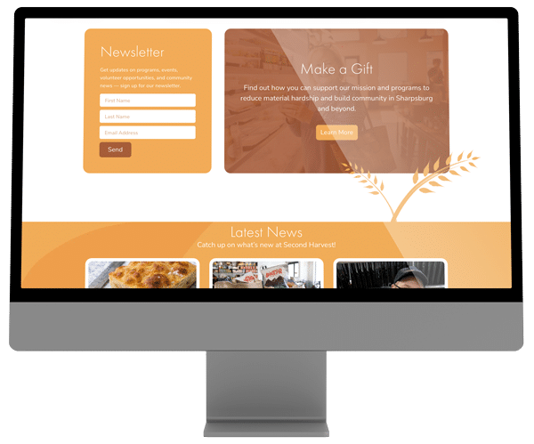 Second Harvest Website