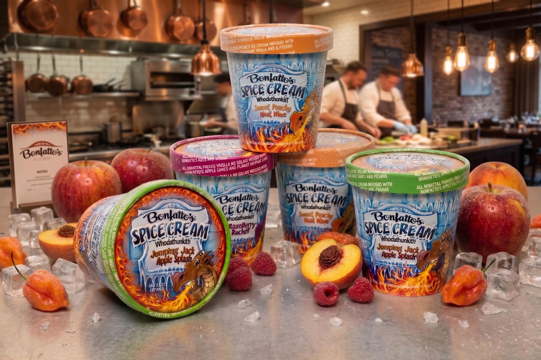 Bonfatto's SpiceCream Package Design Branding
